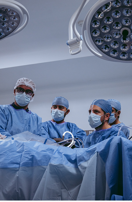 Médicos en quirófano